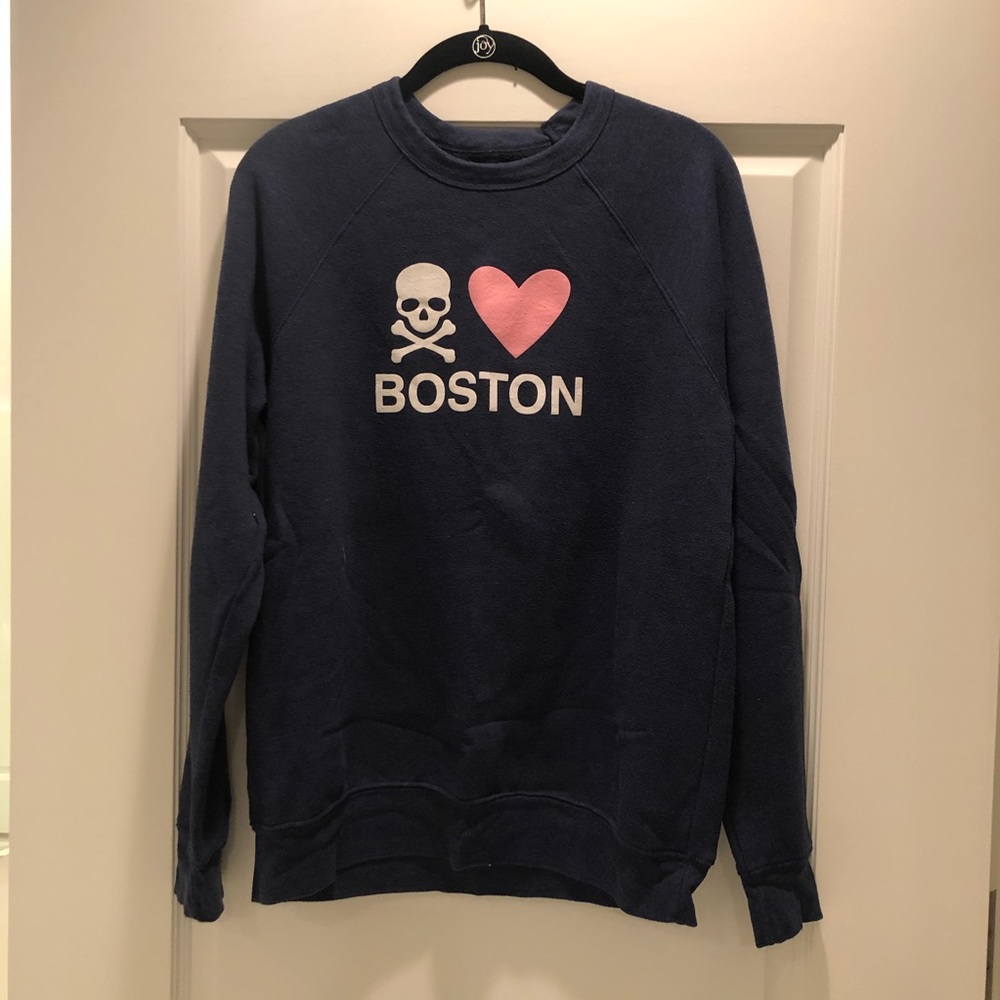 SoulCycle Boston sweatshirt in navy blue